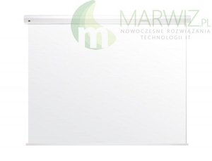 Ekran Elektryczny White Label BiVision 1:1 180x180 cm