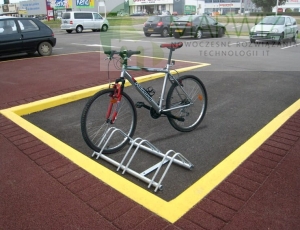 Stojak rowerowy modułowy Infinite 3 miejscowy