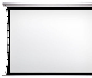  EKRAN ELEKTR. ROZWIJANY Z NAPINACZAMI KAUBER Blue Label Tensioned 180x101cm, 16:9, GRAY PRO