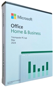 Microsoft Office Home & Business 2024 BOX PL All lang Medialess (pudełko) Wersja fizyczna produktu! Dostępny od ręki!