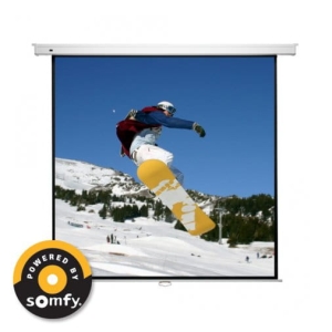 Ekran  Kauber Econo Wall ścienny ręcznie rozwijany 244x244cm, 1:1, Matt White