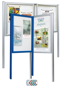 Zestaw słupków 60 x 40 (do wbetonowania) anodowy 