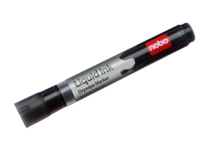 Markery Liquid Ink, czarne 12szt