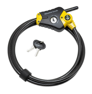 MasterLock Python - kabel zabezpieczający, regulowany - 4,50m x 10mm